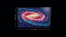 LEGO Art The Milky Way Galaxy Set, Space Model Kit for Adults to Build Art.31212 "Linnutee" seinakunst