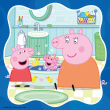 Ravensburger pusle 3x49 tükki: Peppa Pigg koos perega