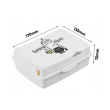 Toidu hoiukarp deco-click-box midi 1L Carla &amp;quot;Minions Banana&amp;quot; 17x13x7cm valge