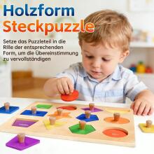SYHLN Montessori Toy Wooden Art.294586 Montessori puidust puslelaud