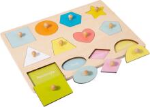 Adena Montessori Wooden Art.294587 Montessori puidust puslelaud