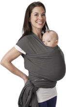 La Bebe™ Huggi Sling Cotton Grey Cloud Art.294742 Naturaalsest puuvillast kootud lina (470x54 cm)