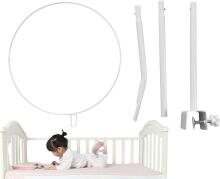 La Bebe™ Canopy Stand Art.294745 White Stabiilne põrandaalus (kinnitus) varikatuse jaoks