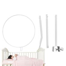 La Bebe™ Canopy Stand Art.294745 White Stabiilne põrandaalus (kinnitus) varikatuse jaoks