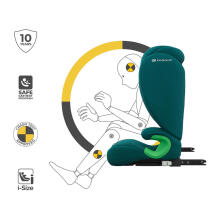 KINDERKRAFT Autoistme JUNIOR FIX 2 PLUS i-Size roheline