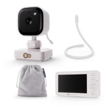 KINDERKRAFT video beebimonitor NITEEYE TRAVEL, White, KENITR00WHT0000