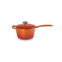 Cast iron sauce pan &Oslash;16cm / 1.5L orange
