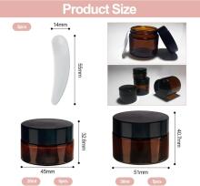 Brown Glass Ointment Jars Сream Art.294989 Klaaspurgid salvide jaoks, 20 ml/30 ml, kreemi jaoks, 1 tk.