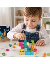 Woopie magnetilised plokid 54 tk Montessori ookeanipusle 3D mäng