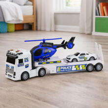Politsei Veoauto, Tõstuk, Auto, Helikopter, Valgused, Helid