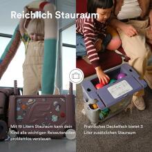 Stokke Parent-Child Travel Kids Luggage Art.295871 Sea Green   Kohver-iste ratastel 3 ühes