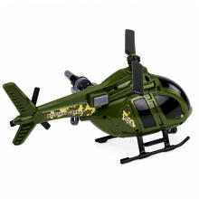Sõjaväeline helikopter valguste ja helidega - roheline