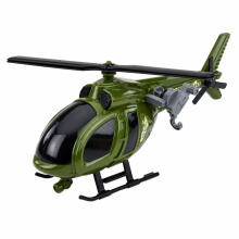 Sõjaväeline helikopter valguste ja helidega - roheline