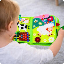 Sensoorne hariduslik raamat lastele Farm 20 tegevust