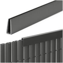 Kate, profiil 100 cm PVC-kattele rõdule, terrassile, aiale, tumehall