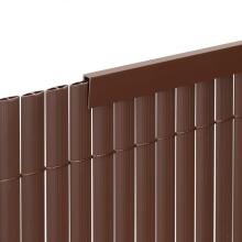 Kate, 100 cm profiil PVC maskeeriva katte jaoks rõdule, terrassile, aiale, pruun