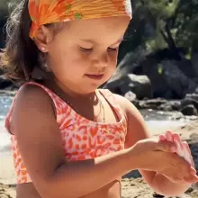Alphanova Sun Baby Art.287564 Sunscreen Spray for Kids, 100% Natural Mineral Filter, for Sensitive Skin,  SPF50, 100g.