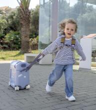 Stokke Parent-Child Travel Kids Luggage Art.296471 Black   Kohver-iste ratastel 3 ühes