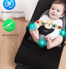 Bouncer Balance Soft Art.296474 Beige Ergonoomiline beebihüppelaud (sarnane Babybjorn Balance Softiga)