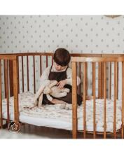 Waldin Baby Collection Bed Crib  7 in 1 Art.296539 Vintage Multifunktsionaalne puidust 7-ühes transformeeriv võrevoodi