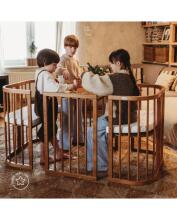 Waldin Baby Collection Bed Crib  7 in 1 Art.296539 Vintage Multifunktsionaalne puidust 7-ühes transformeeriv võrevoodi
