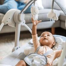 Ingenuity Comfort 2 Go Portable Baby Swing Art.296543 Pink Kiiktool meloodiatega