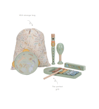 Little Dutch muusikainstrumentide komplekt Safari Friends Green FSC Art.7473