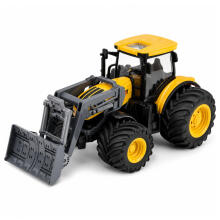 Põllumajanduslik Farm Traktor Buldooseriga Valguse Helidega Kollane 1:24