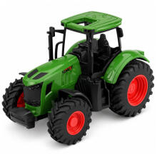 Põllumajanduslik Farm Traktor Kummirattad Roheline 1:24