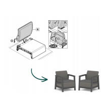 Aiatoolid 2 tk Scandi Linea hall