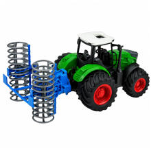 Põllumajanduslik Farm Traktor Rulliga Roheline 1:24