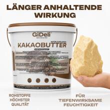 GiDeli Cocoa Butter  Art.297217 Cocoa fat, deeply moisturizing and restorative, 1 kg