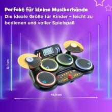 VTech Kidi DJ Drums Art.297323 Electronic Drums with Luminous Effects and Learning Mode