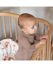 Waldin Baby Collection Bed Crib  7 in 1 Art.297431 Natural Multifunktsionaalne puidust 7-ühes transformeeriv võrevoodi