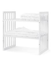 Waldin Baby Collection Bed Crib  7 in 1 Art.297432 White Multifunktsionaalne puidust 7-ühes transformeeriv võrevoodi