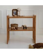 Waldin Oval Baby Collection Bed Crib  7 in 1 Art.297435 Vintage Multifunktsionaalne puidust 7-ühes transformeeriv võrevoodi