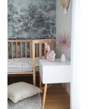 Waldin Oval Baby Collection Bed Crib  7 in 1 Art.297542 Natural Wood Multifunktsionaalne puidust 7-ühes transformeeriv võrevoodi