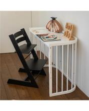 Waldin  Bed Crib  5 in 1 Art.297545 White Multifunktsionaalne puidust 5-ühes transformeeriv võrevoodi