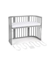 Waldin  Bed Crib  5 in 1 Art.297545 Grey Multifunktsionaalne puidust 5-ühes transformeeriv võrevoodi