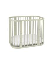 Waldin  Bed Crib  5 in 1 Art.297546 Olive Multifunktsionaalne puidust 5-ühes transformeeriv võrevoodi