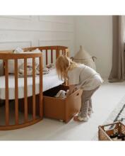 Waldin  Drawer 7 in 1 Collection Art.297553 Vintage The storage drawer is compatible with both the classic 7-in-1 crib and the oval 7-in-1 crib.