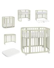 Waldin Basic Mattress for 5in1 Crib Art.297565  Mugav kaheosaline madrats 5-ühes võrevoodi jaoks