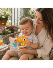 WOOPIE BABY Interactive Piano Fish Musical Sounds Light 18m+
