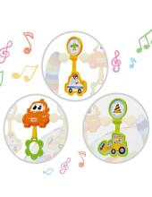 WOOPY BABY Interactive Rocker with Vibrations and Colorful Arch