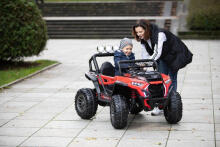 Akuauto - 12V - 4WD - nahkist istmed - NEL918 - MOSTER - ROHELINE