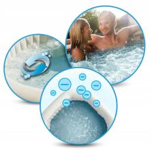 Käesolev SPA koos hüdromassaažiga 4 inimesele INTEX 28440NP