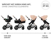 Kinderkraft Moov2 Air 3in1 Art.297978 Beige 3-ühes lapsevanker