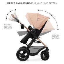 Kinderkraft Moov2 Air 4 in1 Art.297979 Beige 3-ühes lapsevanker