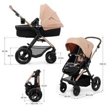 Kinderkraft Moov2 Air 4 in1 Art.297982 Black 3-ühes lapsevanker