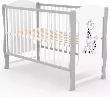 Elf Bed Zephyr Art.298055 White\Pine Puidust beebivoodi 120x60 cm
